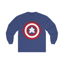 Load image into Gallery viewer, Captain Meeple Long Sleeve Tee