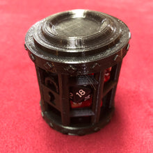 Load image into Gallery viewer, Dice Jail Prison for Misbehaving Dice : 3 Sizes: 2 to 12 Dice - Dungeons and Dragons - 3D Printed