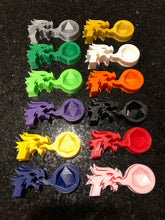 Load image into Gallery viewer, Dragon d20 Holder for Dungeons and Dragons, Magic the Gathering, and other games that use a d20.