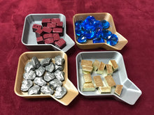 Load image into Gallery viewer, Stackable Board Game Token Trays with Bagging Funnel - Set of Eight (8)