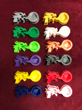 Load image into Gallery viewer, Dragon d20 Holder for Dungeons and Dragons, Magic the Gathering, and other games that use a d20.