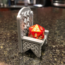 Load image into Gallery viewer, Dice Throne -  Celtic Knot work and Gothic Styles - Dungeons and Dragons - Well Behaving Dice