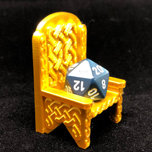 Dice Throne -  Celtic Knot work and Gothic Styles - Dungeons and Dragons - Well Behaving Dice