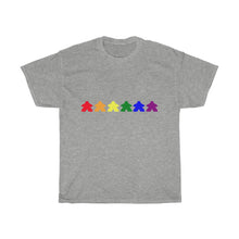 Load image into Gallery viewer, Meeple Rainbow T-Shirt