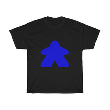 Load image into Gallery viewer, Blue Meeple Heavy Cotton Tee T-Shirt