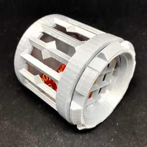 Dice Cages / Prisons / Jails / Cups for Dice Collectors - Round with Screw Cap - 3 Sizes: 2 to 12 Dice - Dungeons and Dragons - 3D Printed