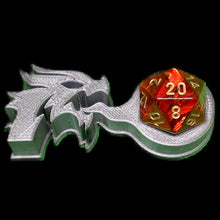 Load image into Gallery viewer, Dragon d20 Holder for Dungeons and Dragons, Magic the Gathering, and other games that use a d20.